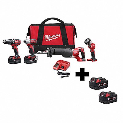 Cordless Combination Kit 18V 4 Tools MPN:2696-24  48-11-1852