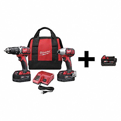 Cordless Combo Kit 18.0 V 2 Tools 3 Batt MPN:2697-22 / 48-11-1840