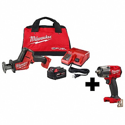 M18 Hackzall Kit and 1/2 Impact Wrench MPN:2719-21  2962-20