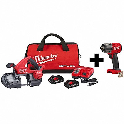 M18 Band Saw Kit and 1/2 Impact Wrench MPN:2829-22  2962-20