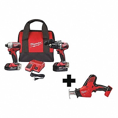 Cordless Combination Kit 18V (3) Tools MPN:2893-22CX  2625-20