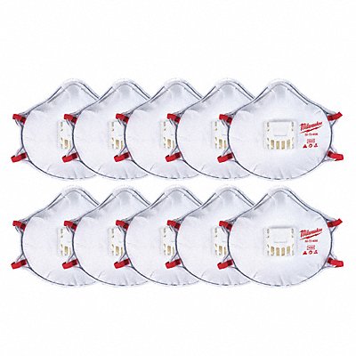 Disposable Respirator Universal Sz PK10 MPN:48-73-4004