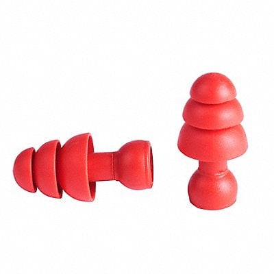 Banded Earplugs Color Red Universal PK5 MPN:48-73-3205