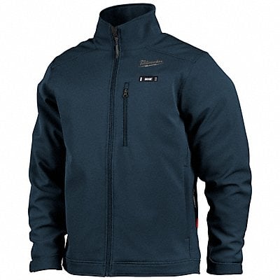 Heated Jacket Unisex Zipper Blue L 12V MPN:204BL-21L