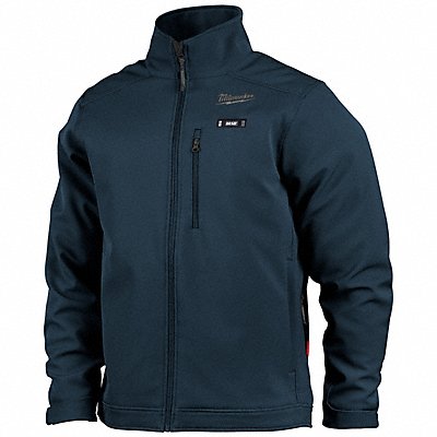 Heated Jacket Unisex Zipper Blue S 12V MPN:204BL-21S