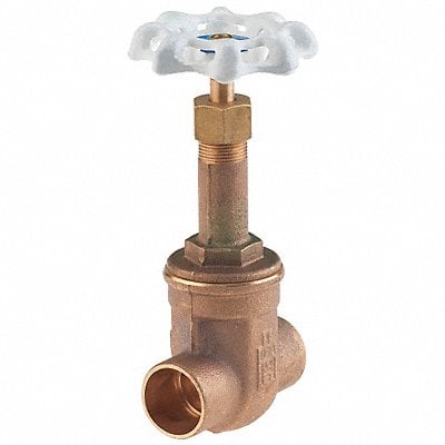 Gate Valve 1-1/4 in Solder Bronze MPN:UP149 1 1/4