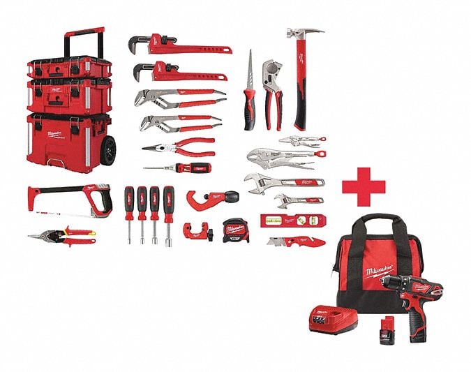 Plumbers Tool Kit 22 Pieces MPN:48-22-0141  2407-22