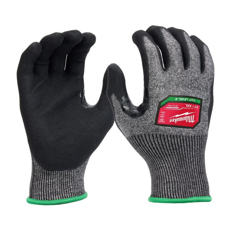 Puncture-Resistant Gloves:  Size  X-Large/2X-Large,  ANSI Cut  A6,  ANSI Puncture  0,  Nitrile & Polyurethane,  High Performance Polyethylene MPN:48-73-7004