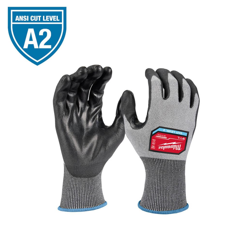 Puncture-Resistant Gloves:  Size  X-Large,  ANSI Cut  A2,  ANSI Puncture  0,  Polyurethane,  Polyester, Polyethylene & Nitrile MPN:48-73-8723