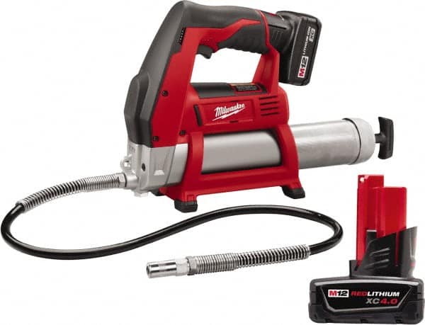 Battery Powered Grease Gun: 8,000 psi Max, 14 oz Cartridge MPN:8193431/4337721