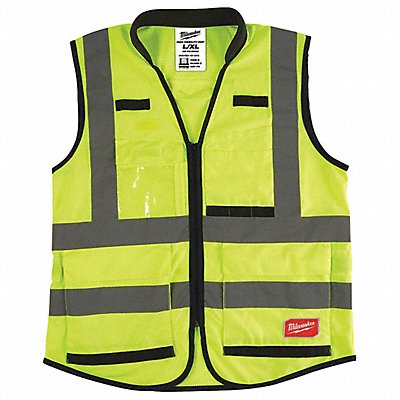 K2424 High Visibility Vest L/XL Yellow/Green MPN:48-73-5042