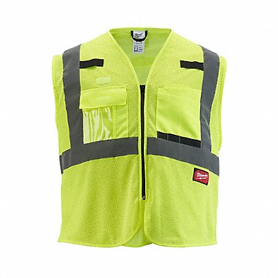 Safety Vest Polyester Yellow S/M MPN:48-73-5111