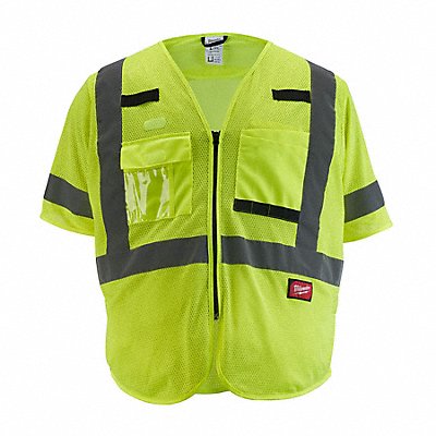 Safety Vest Polyester Yellow S/M MPN:48-73-5131