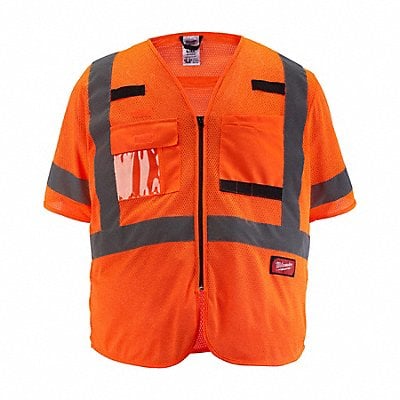 Safety Vest Polyester Orange 2XL/3XL MPN:48-73-5137