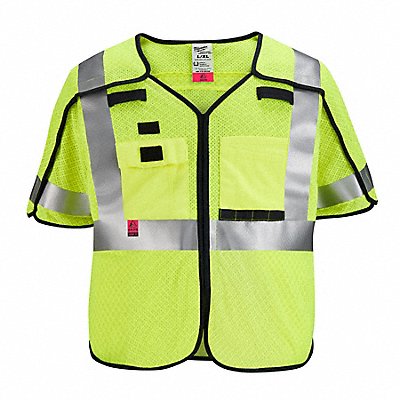Safety Vest Polyester Yellow L/XL MPN:48-73-5232