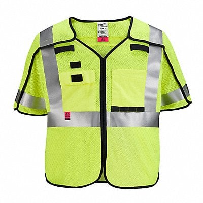 Safety Vest Polyester Yellow 4XL/5XL MPN:48-73-5234
