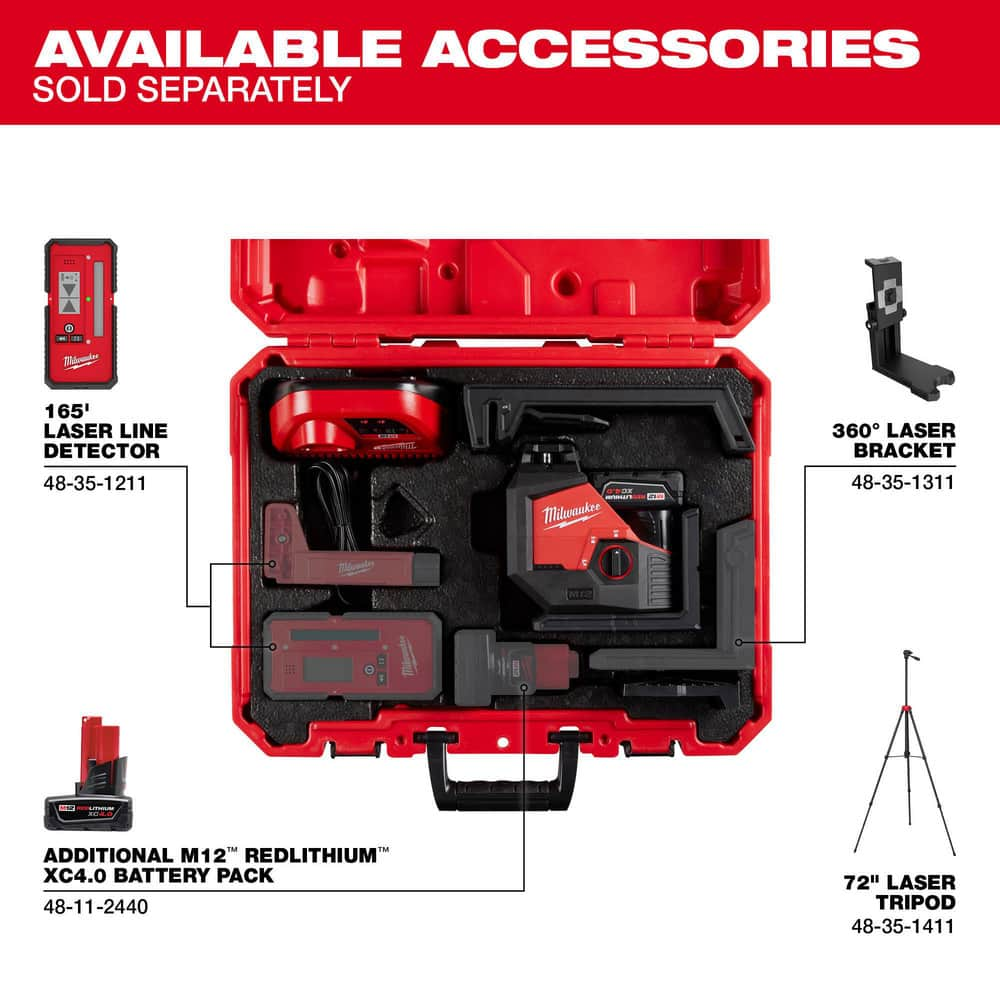 Alignment Laser Level: 1 Beam, Class I, Green Beam MPN:3631-21