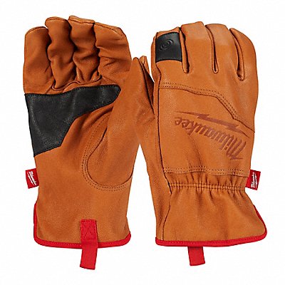 Goatskin Leather Work Gloves L PR MPN:48-73-0012