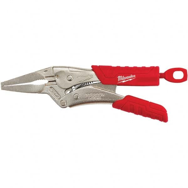 Locking Plier: 2.4'' Jaw Capacity, Long Nose Jaw MPN:48-22-3406