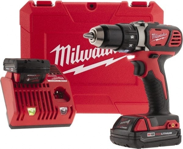 Cordless Drill: 18V, 1/2