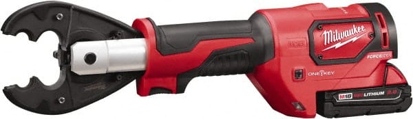 Power Crimper: 12,000 lb Capacity, 2 Lithium-ion Battery Included, 2Ah, Inline Handle, 18V MPN:2678-22BG