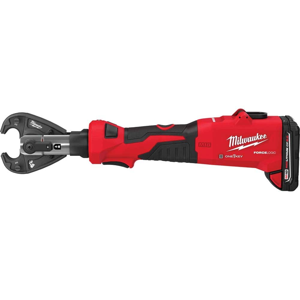 Power Crimper: 12,000 lb Capacity, Lithium-ion Battery Included, Inline Handle, 18V MPN:2978-22