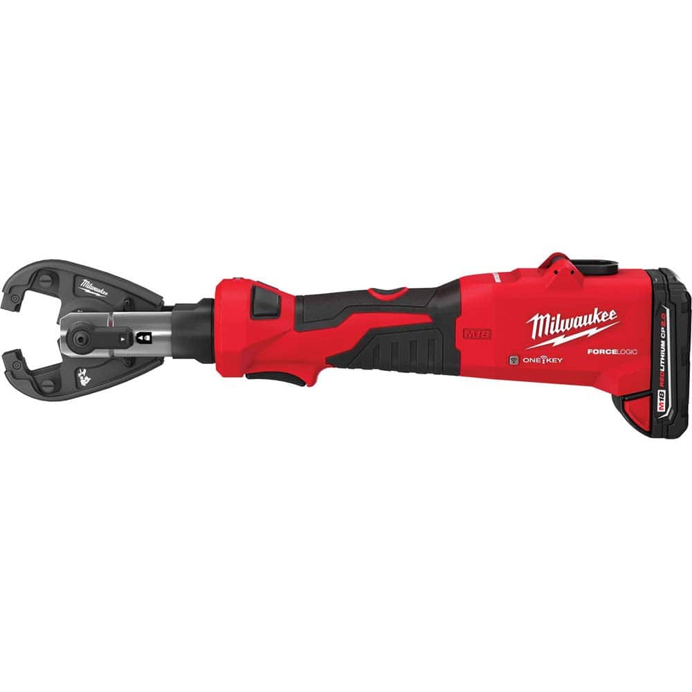 Power Crimper: 12,000 lb Capacity, Lithium-ion Battery Included, Inline Handle, 18V MPN:2978-22K