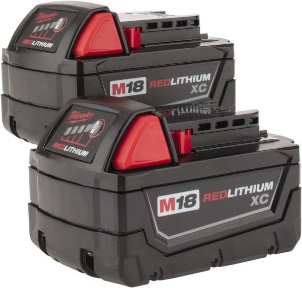 Power Tool Battery: 18V, Lithium-ion MPN:48-11-1822 (2-Pack)