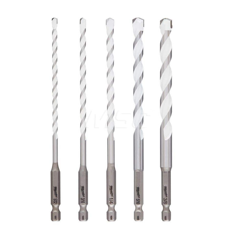 Drill Bit Set: Hex Shank Drill Bits, 135 ° MPN:48-20-8898