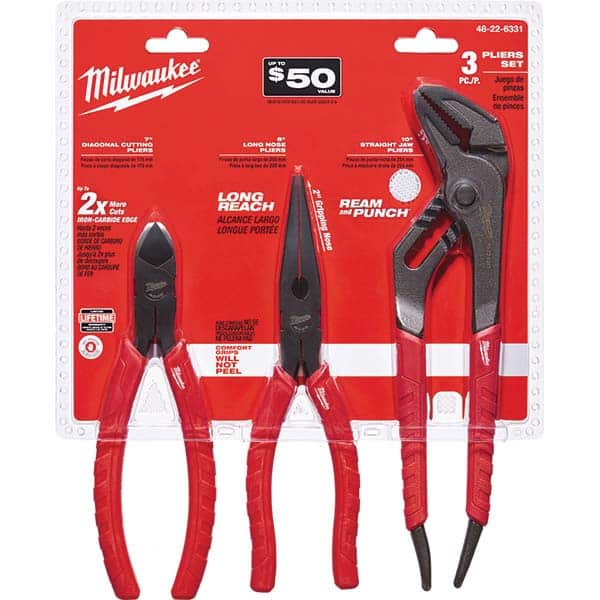 Plier Set: 3 Pc MPN:48-22-6331