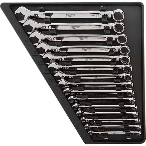 Combination Wrench Set: 15 Pc, Metric MPN:48-22-9515