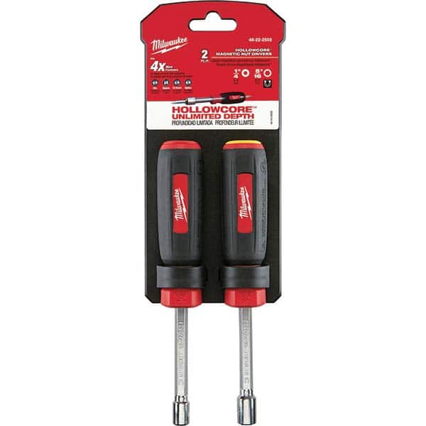 Nut Driver Set: 2 Pc, 1/4 to 5/16