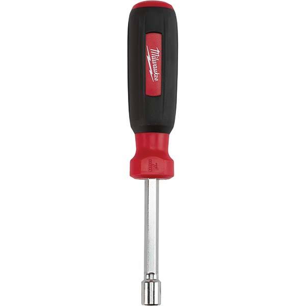 Nut Driver: Hollow Shaft, Comfort Hand Grip Handle, 7