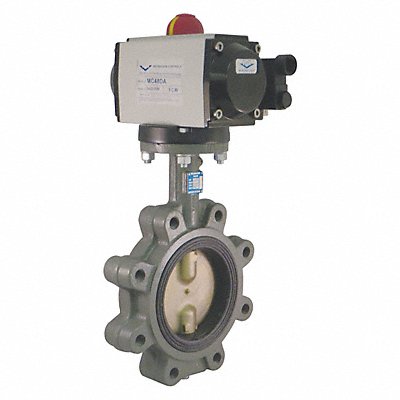 Butterfly Valve Dbl Acting Cast Iron 4In MPN:GLA23E    D 4