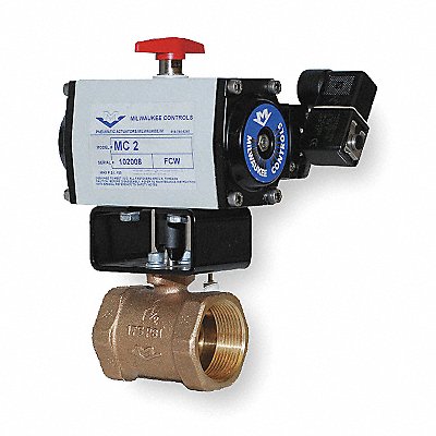 Butterfly Valve Dbl Acting Bronze 1 In. MPN:MBDAO A 100