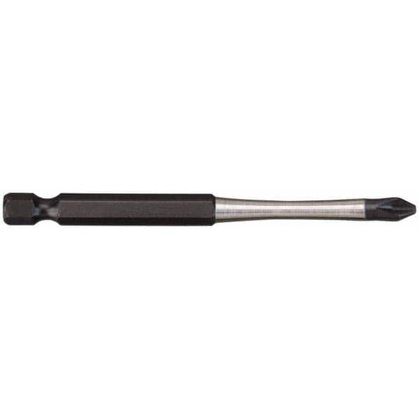 Power Screwdriver Bit: #2 Phillips, 1/4