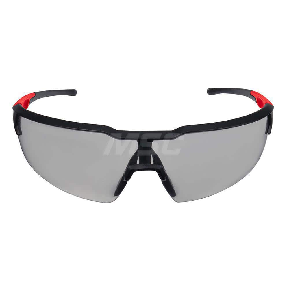 Safety Glass: Anti-Fog & Anti-Scratch, Plastic, Gray Lenses, Half-Framed MPN:48-73-2105