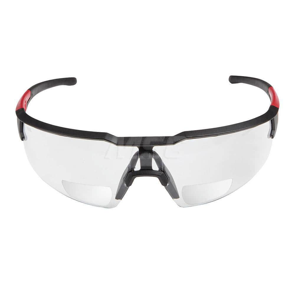 Magnifying Safety Glasses: +1, Gray Lenses, Anti-Fog & Scratch Resistant MPN:48-73-2200