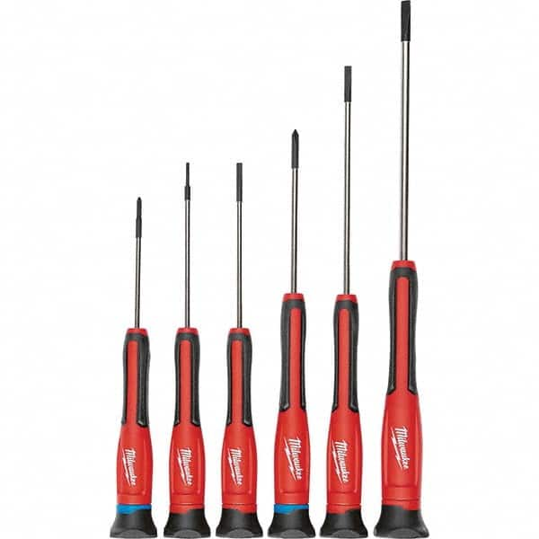 Screwdriver Set: 6 Pc, Phillips & Slotted MPN:48-22-2606