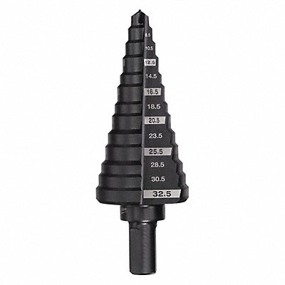 Step Cone Drill 5mm to 32.5mm HSS MPN:48-89-9332