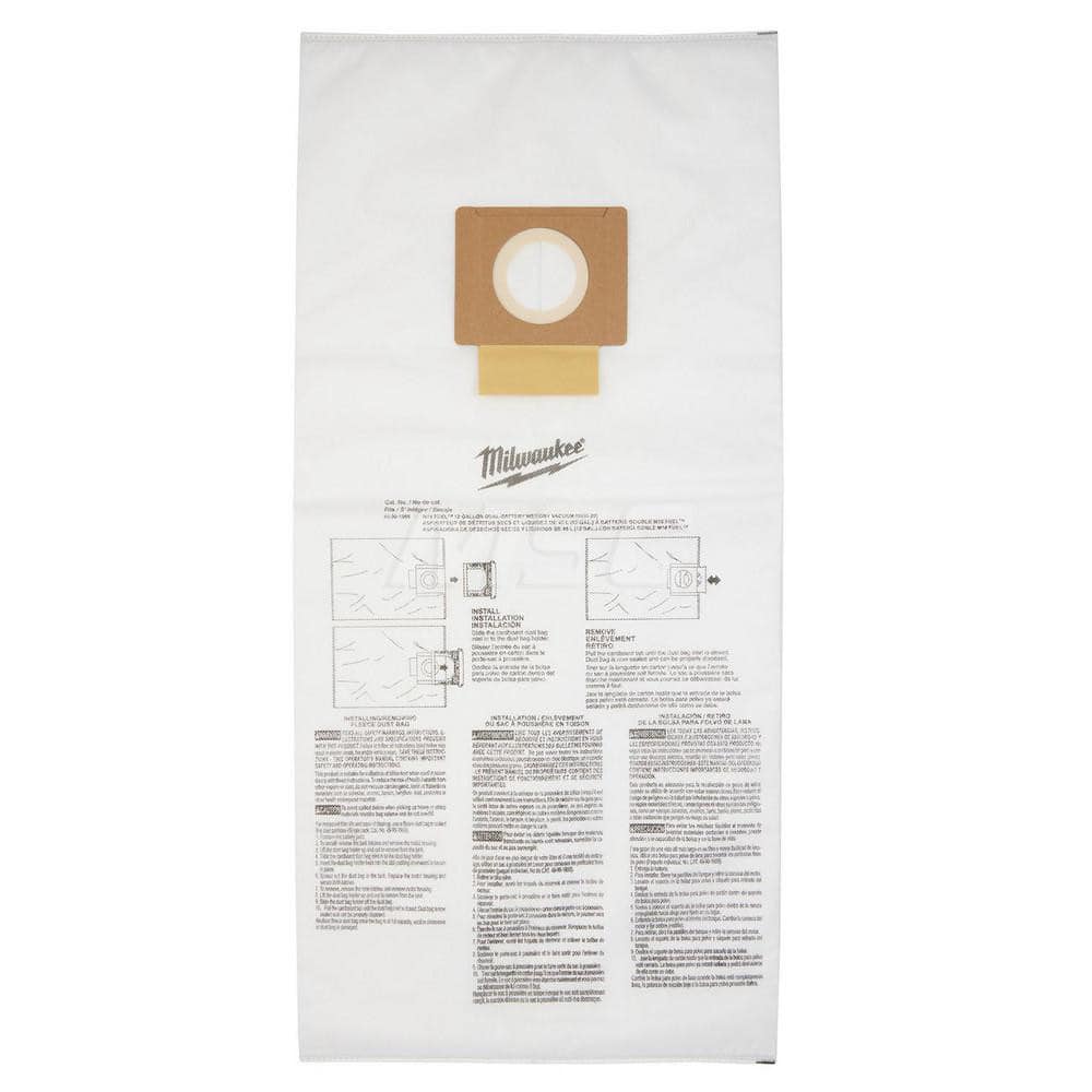 Vacuum Cleaner Bags, Bag Type: Collection Bag , Pickup Type: Dry Pickup, Wet Pickup , Compatible Vacuum Type: Drum-Top Vacuum Head  MPN:49-90-1999