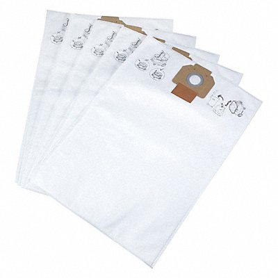 Vacuum Bag Fleece 1-Ply Reusable PK5 MPN:49-90-1955