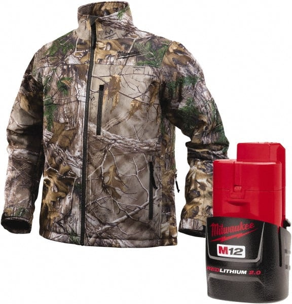 Heated Jacket: Size X-Large, Camouflage, Polyester MPN:3048560/4337722