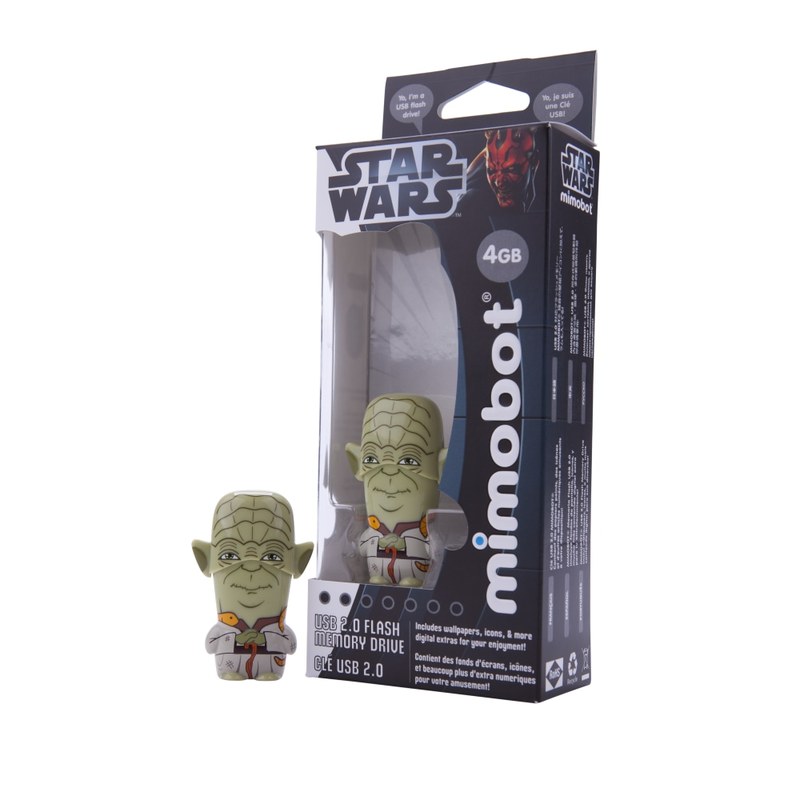 Mimoco USB Flash Drive, 8GB, Star Wars Yoda (Min Order Qty 5) MPN:YODA-8GB