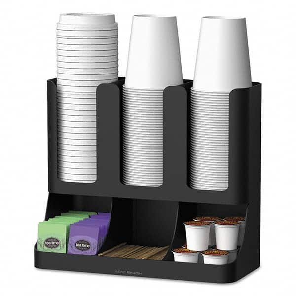 Coffee Condiment & Cup Organizer: Black MPN:EMSUPRIGHT6BLK