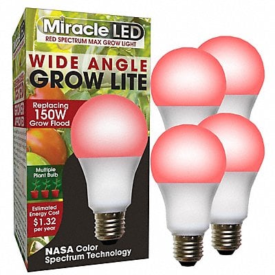 LightBulb RedSpcWideAngleMltPt 11W PK4 MPN:602146