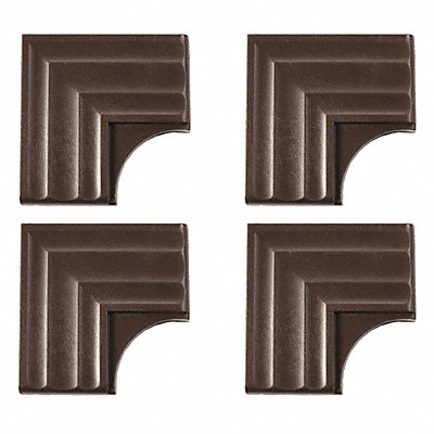 Corner Plates Cherry Walnut 3 in W PK4 MPN:53514