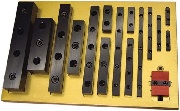 100mm Long x 15mm Wide x 12mm High, 3 Hole Locating & Positioning Rails MPN:83210