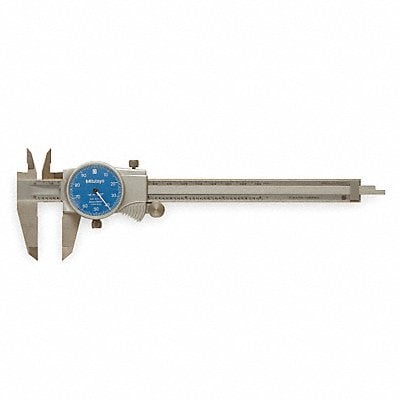 Dial Caliper 6 In 0.100/Rev Blue Face MPN:505-742-51J