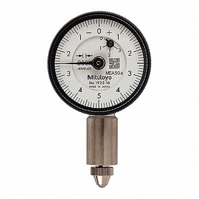 Dial Indicator 0 to 0.025 Range White MPN:1925AB-10